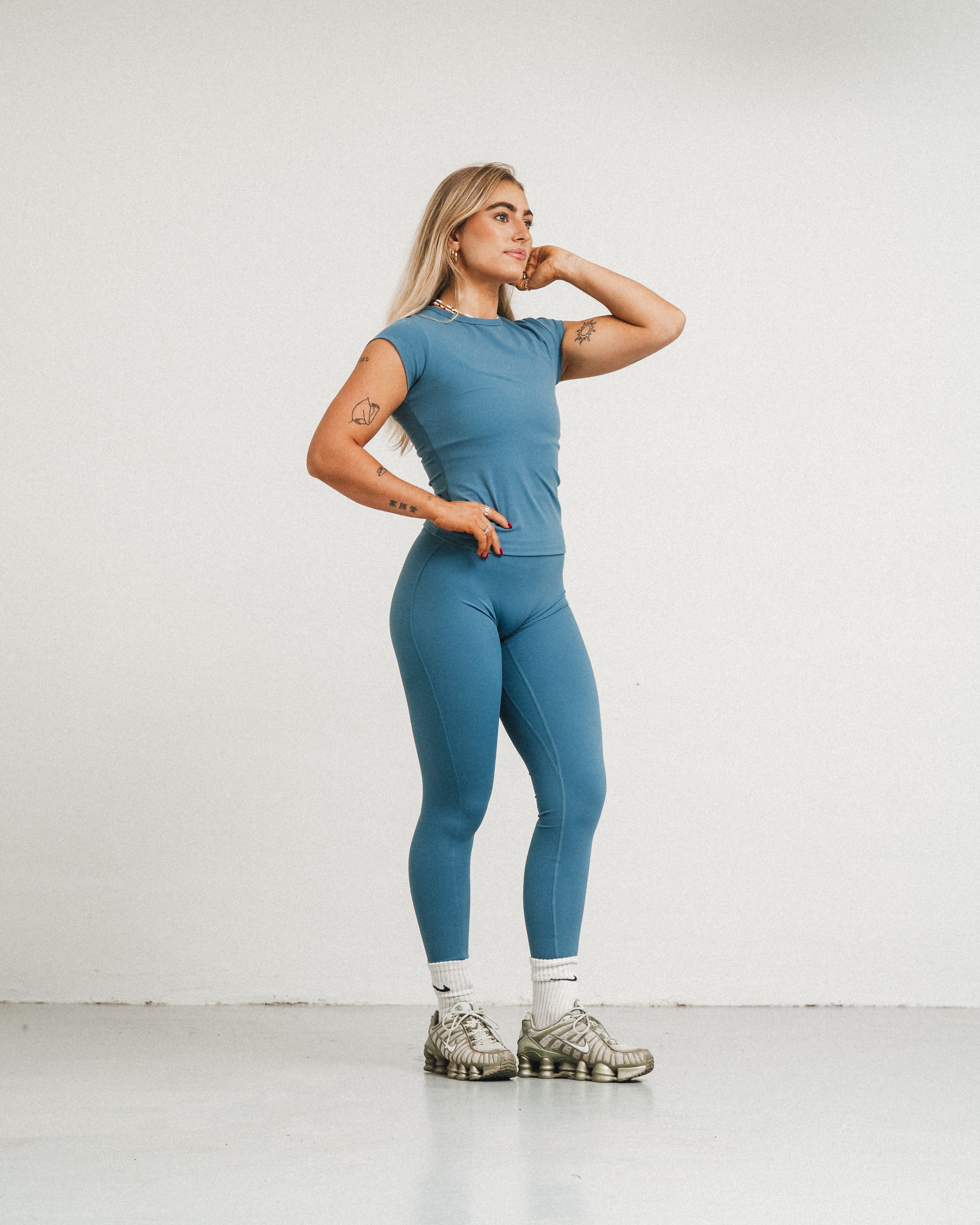 Pure Tee - Ocean Ash