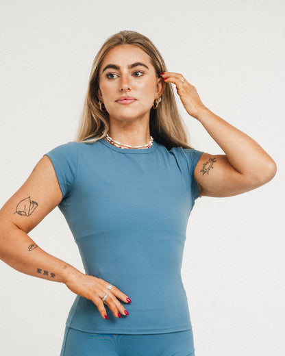 Pure Tee - Ocean Ash